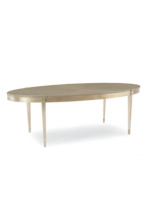 Silver Leaf Oval Dining Table | Caracole A House Favorite | Oroa.com