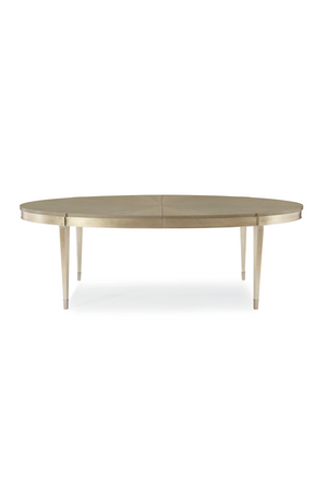 Silver Leaf Oval Dining Table | Caracole A House Favorite | Oroa.com