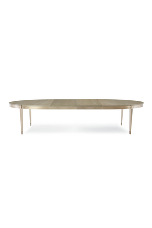 Silver Leaf Oval Dining Table | Caracole A House Favorite | Oroa.com