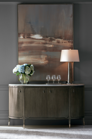 Black 4-Door Console Table | Caracole Serve Yourself | Oroa.com