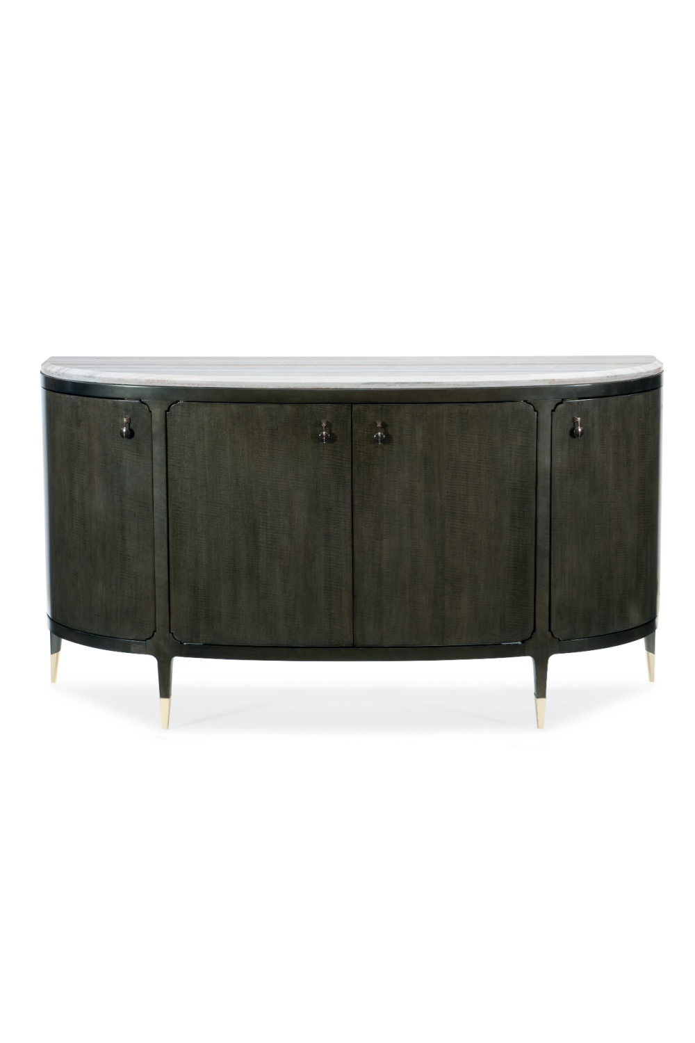 Black 4-Door Console Table | Caracole Serve Yourself | Oroa.com