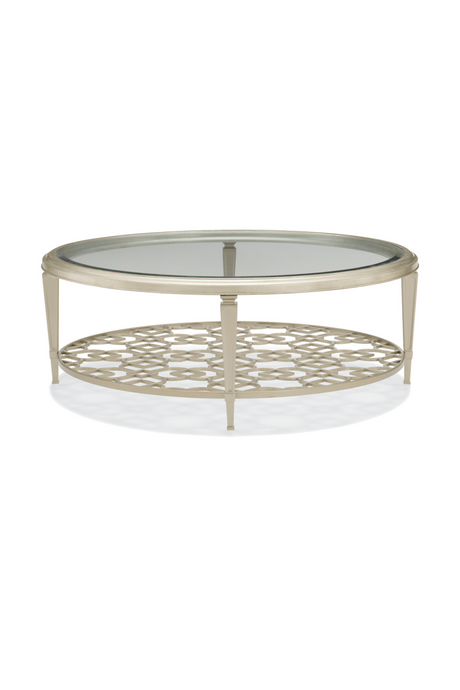 Bevelled Glass Coffee Table | Caracole Social Gathering | Oroa.com