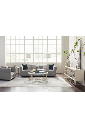 Bevelled Glass Coffee Table | Caracole Social Gathering | Oroa.com