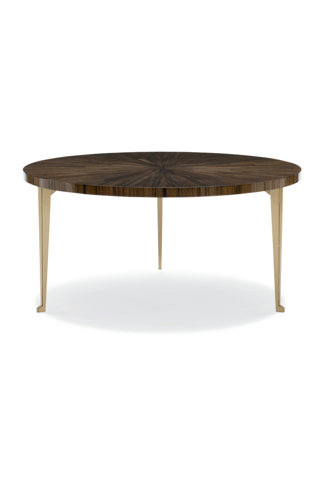 Round Wooden Coffee Table | Caracole A Whole Bunch | Oroa.com