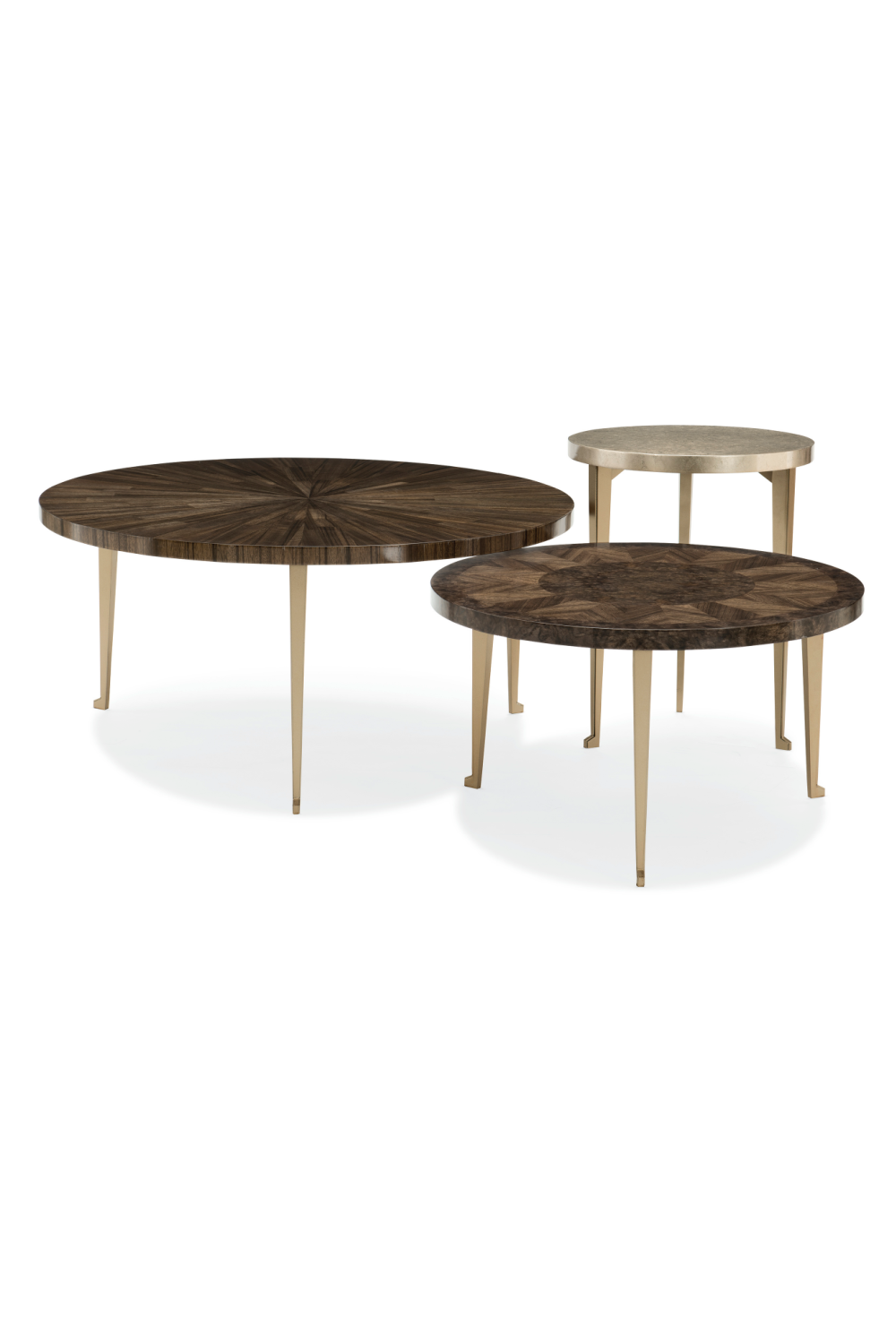 Round Wooden Coffee Table | Caracole A Whole Bunch | Oroa.com