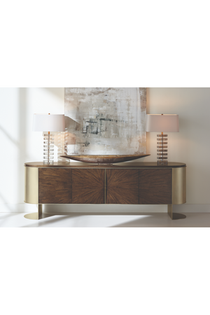 Modern Curved Media Unit | Caracole Prime Time | Oroa.com