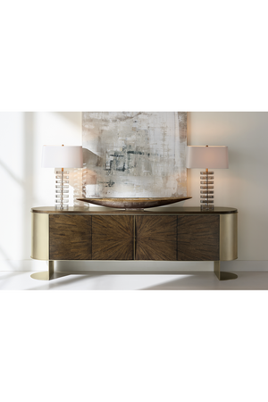 Modern Curved Media Unit | Caracole Prime Time | Oroa.com