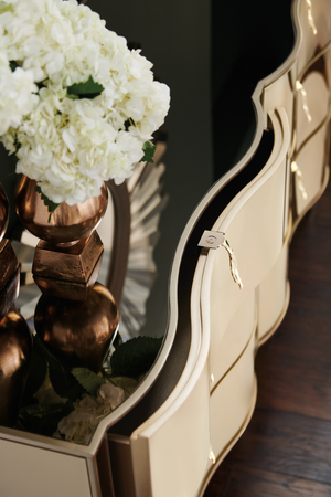 Gold 6-Drawer Dresser | Caracole Wonder-Full | Oroa.com