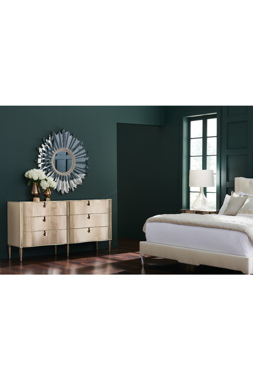 Gold 6-Drawer Dresser | Caracole Wonder-Full | Oroa.com