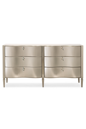 Gold 6-Drawer Dresser | Caracole Wonder-Full | Oroa.com