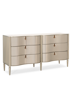 Gold 6-Drawer Dresser | Caracole Wonder-Full | Oroa.com