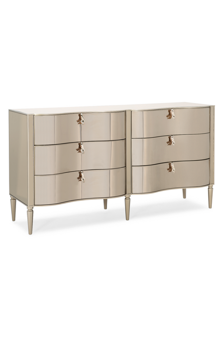 Gold 6-Drawer Dresser | Caracole Wonder-Full | Oroa.com
