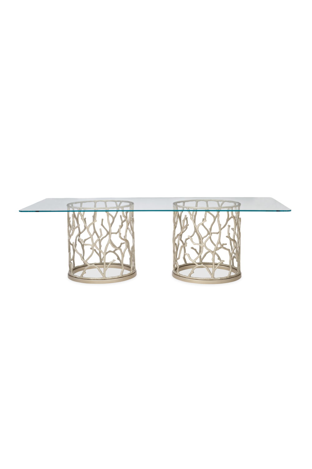 Rectangular Glass Modern Dining Table | Caracole Around The Reef | Oroa.com