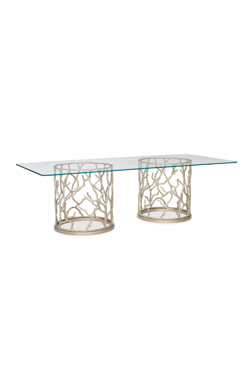 Rectangular Glass Modern Dining Table | Caracole Around The Reef | Oroa.com