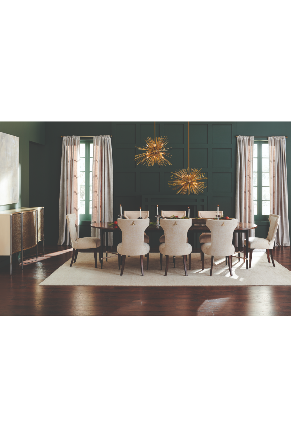 Round Paldao Dining Table | Caracole Long And Short Of It | Oroa.com