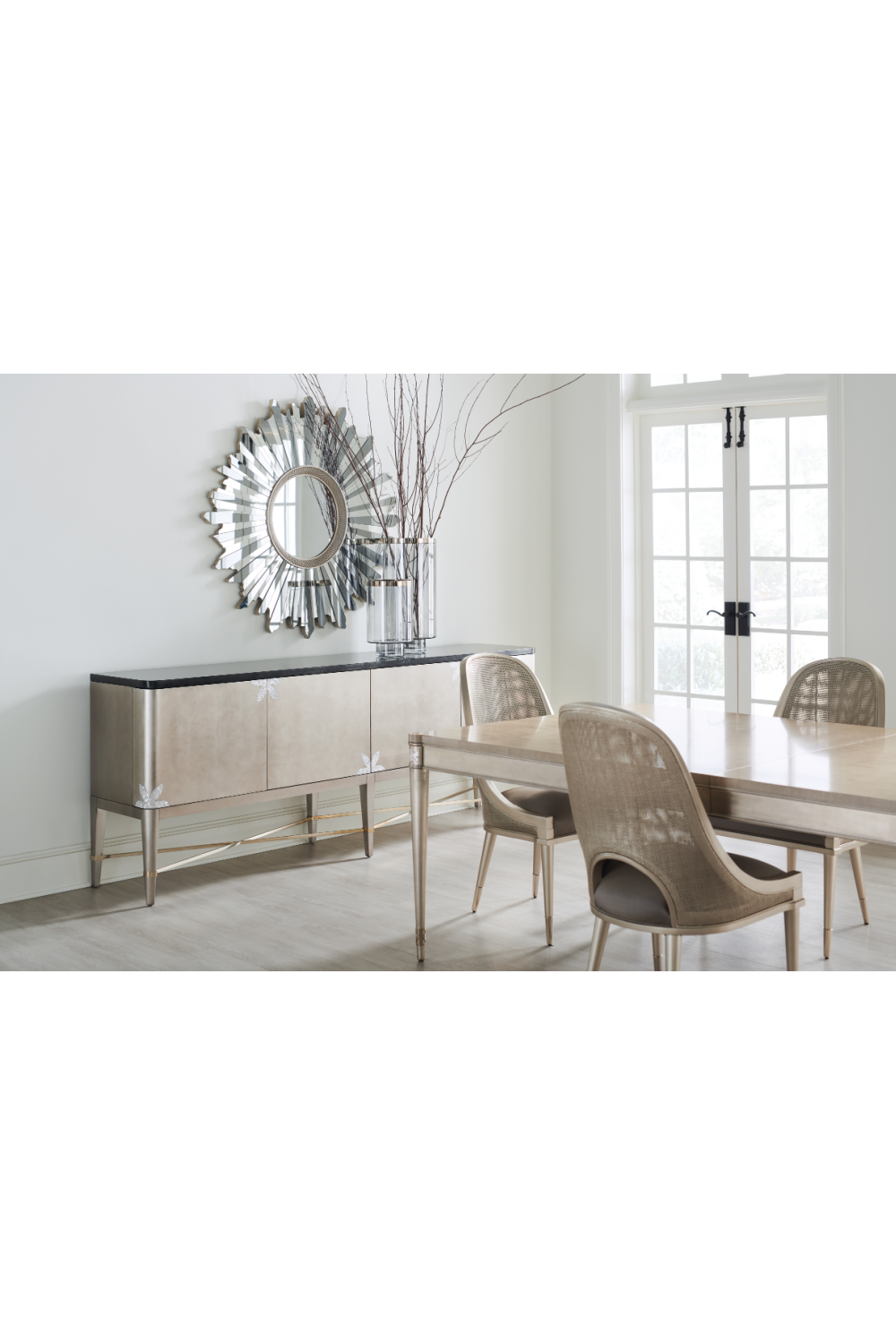 Cut-Out Back Dining Chair | Caracole Cane I Join You | Oroa.com