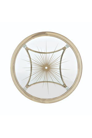 Starburst Patterned Side Table | Caracole Rising Star | Oroa.com