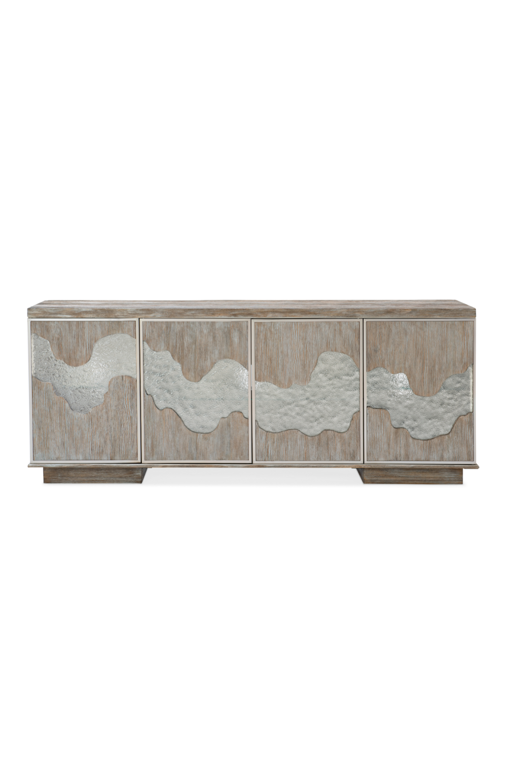 Cast Glass Accented Sideboard | Caracole Go With The Flow | Oroa.com