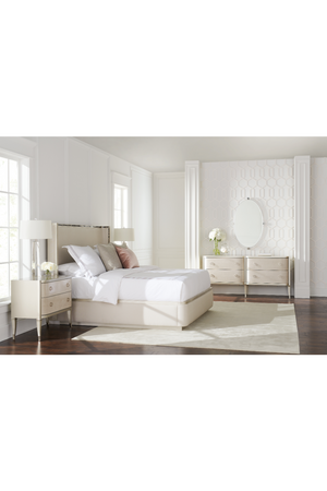 Modern Minimalist Cream Bed | Caracole Dream Big | Oroa.com