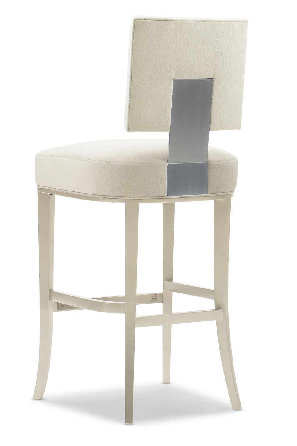 Neutral-Toned Bar Stool | Caracole Reserved Seating | Oroa.com