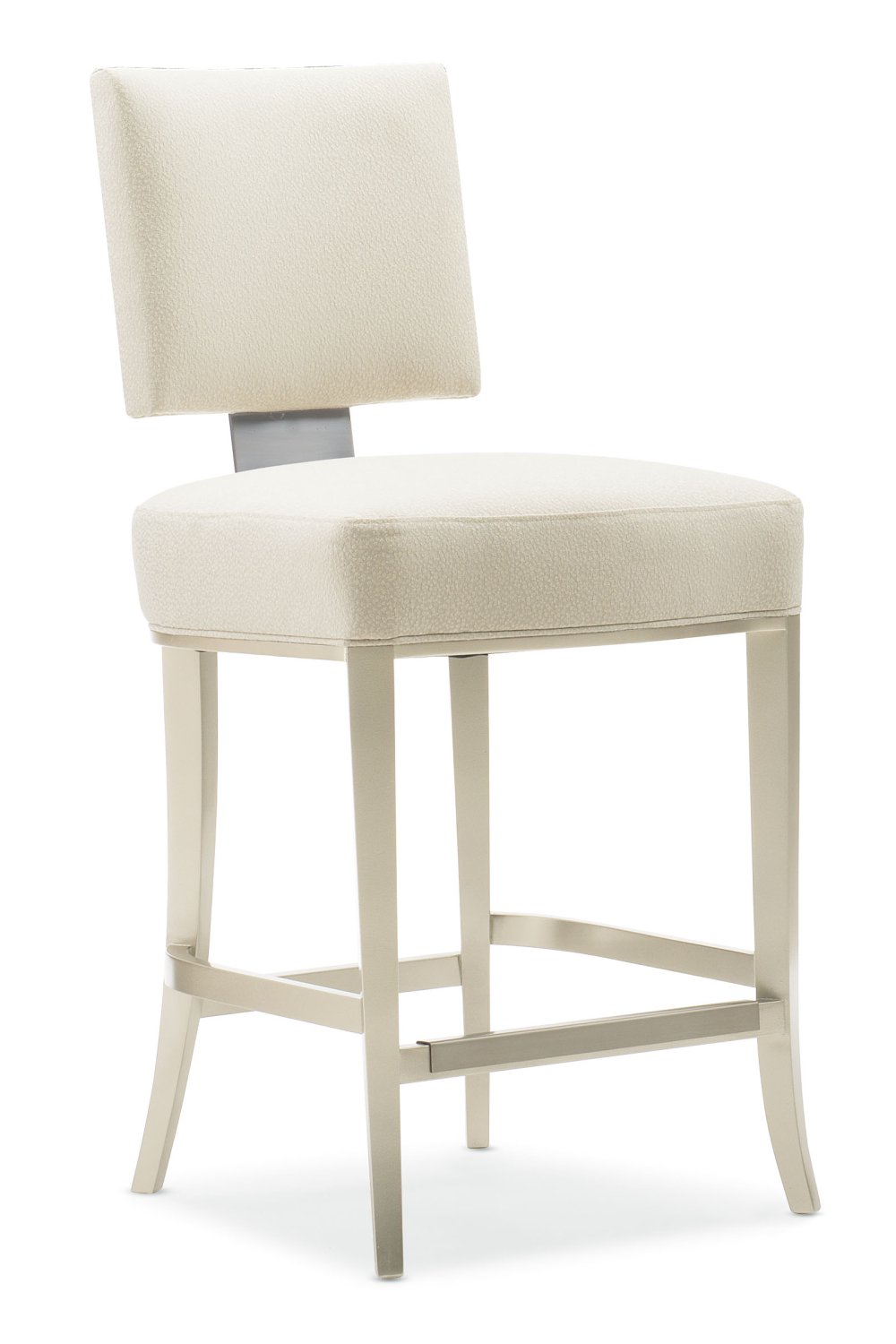 Neutral-Hued Counter Stool | Caracole Reserved Seating | Oroa.com