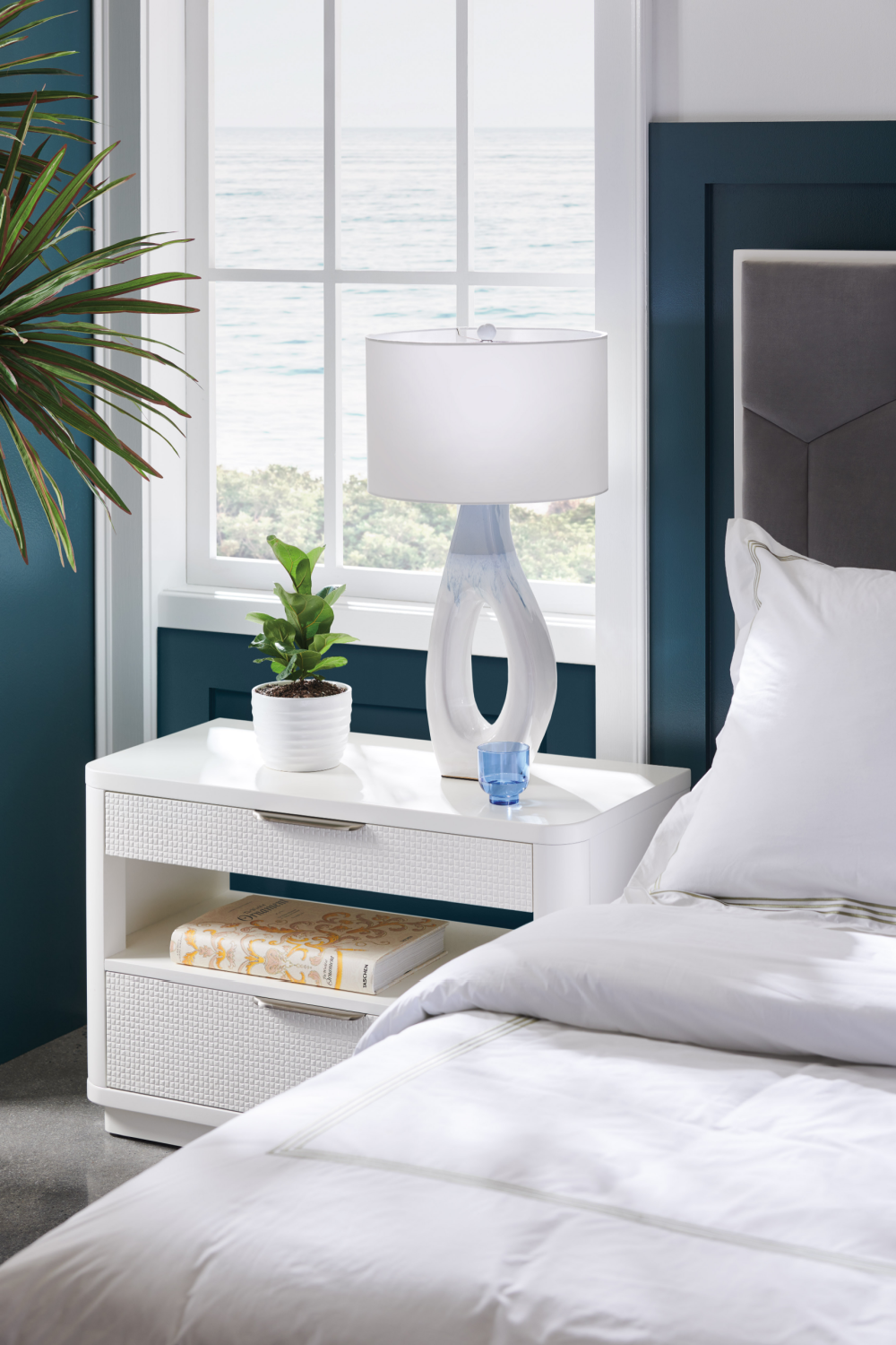 White Bedside Table | Caracole In Touch | Oroa.com