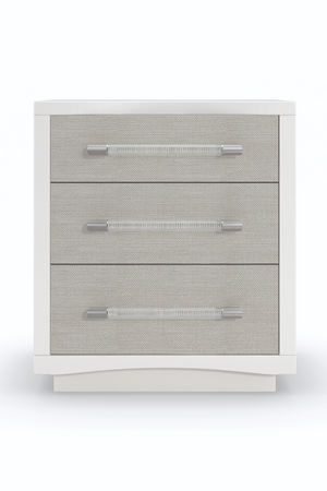 White Modern Nightstand | Caracole Clarity | Oroa.com