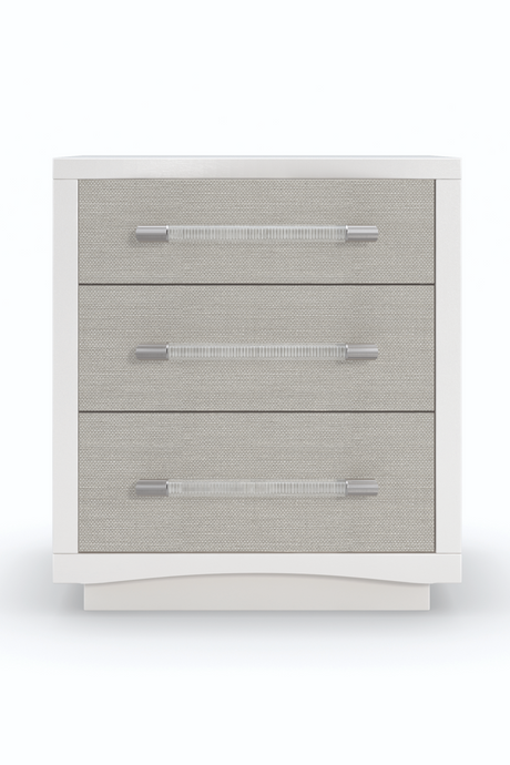 White Modern Nightstand | Caracole Clarity | Oroa.com