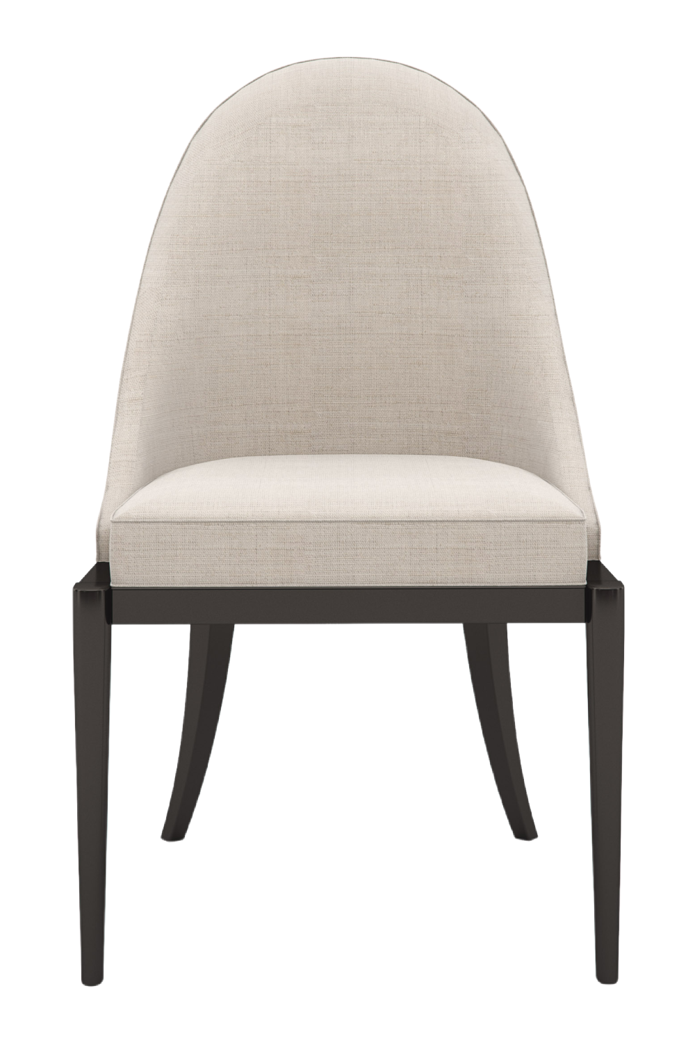 Beige Curved Side Chair | Caracole Natural Choice | Oroa.com