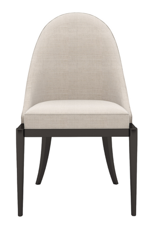 Beige Curved Side Chair | Caracole Natural Choice | Oroa.com