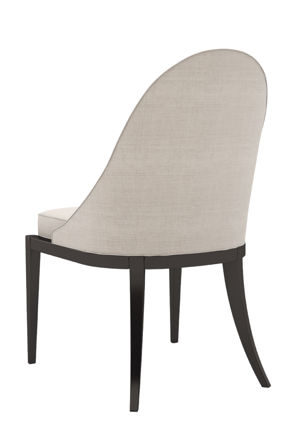 Beige Curved Side Chair | Caracole Natural Choice | Oroa.com