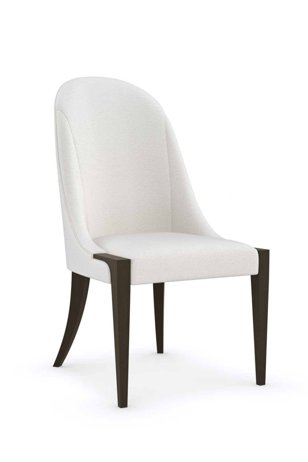 Cream Bouclé Side Chair | Caracole Time To Dine | Oroa.com