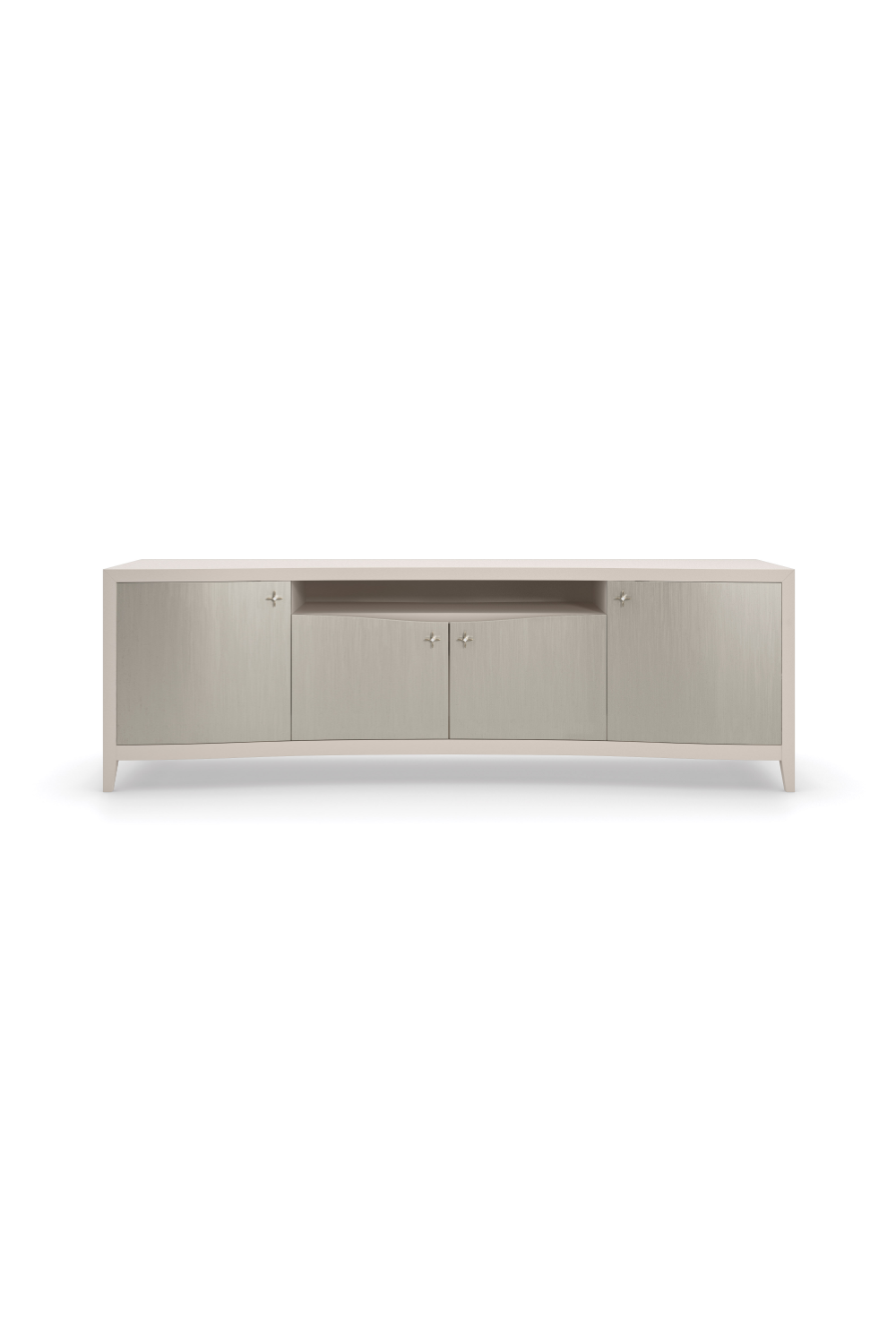 Silver Modern Media Cabinet | Caracole Full of Charm | Oroa.com