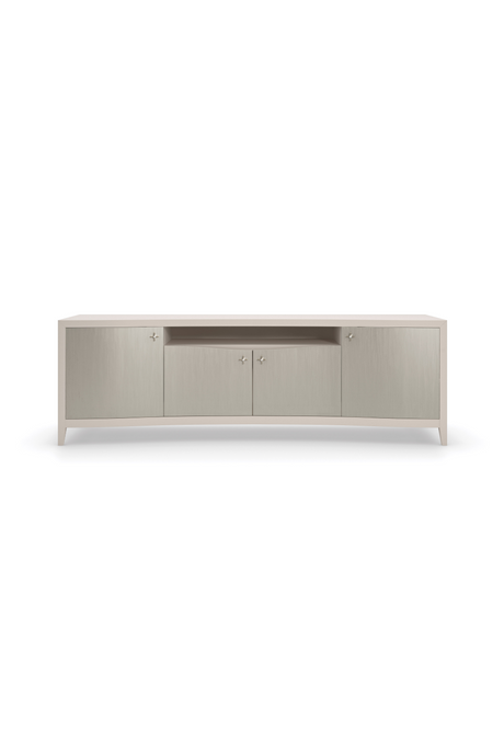 Silver Modern Media Cabinet | Caracole Full of Charm | Oroa.com
