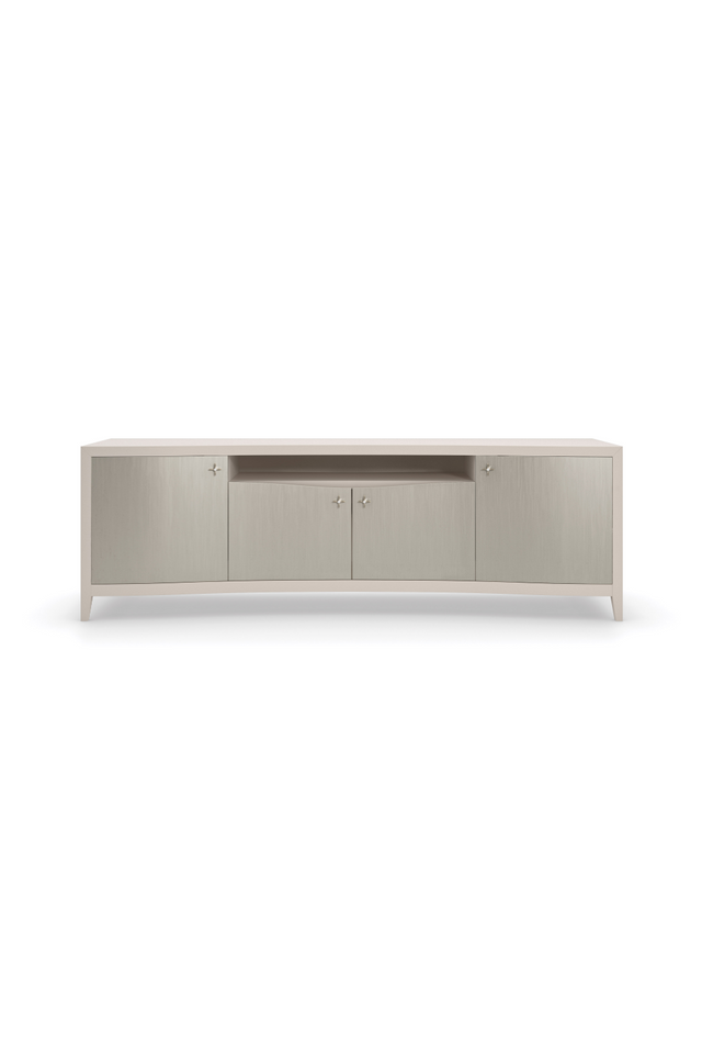 Silver Modern Media Cabinet | Caracole Full of Charm | Oroa.com