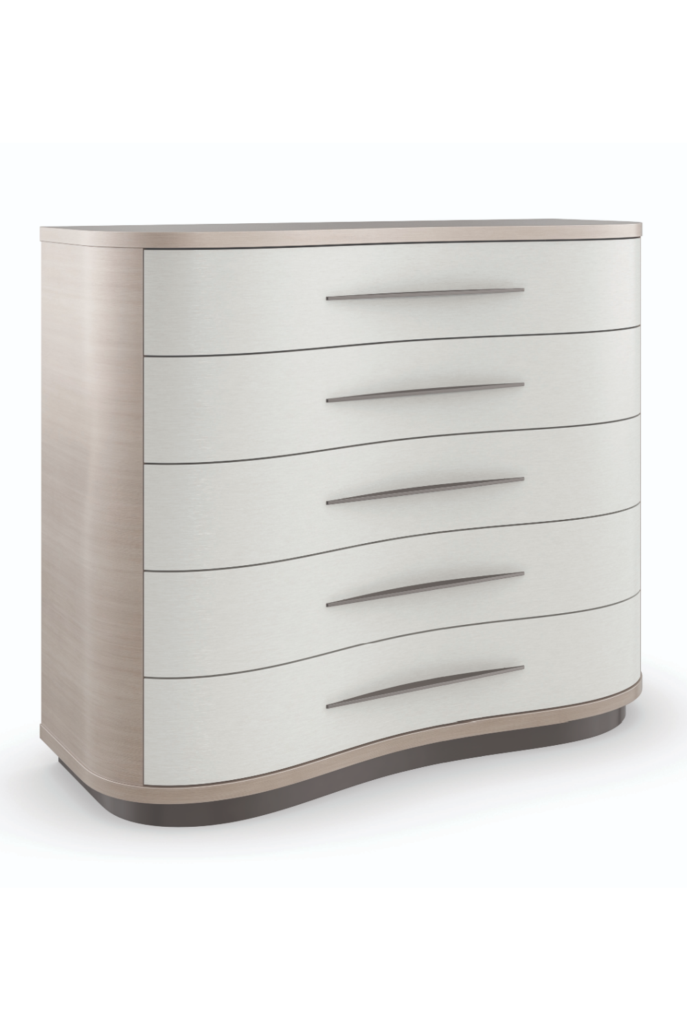Vinyl Curved Dresser | Caracole Meandrous | Oroa.com