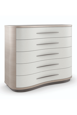 Vinyl Curved Dresser | Caracole Meandrous | Oroa.com