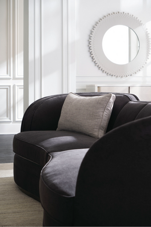 Crenulated Round Mirror | Caracole Helios | Oroa.com