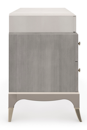 Gray Shagreen Nightstand | Caracole Vibrato | Oroa.com