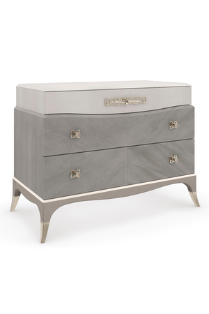 Gray Shagreen Nightstand | Caracole Vibrato | Oroa.com