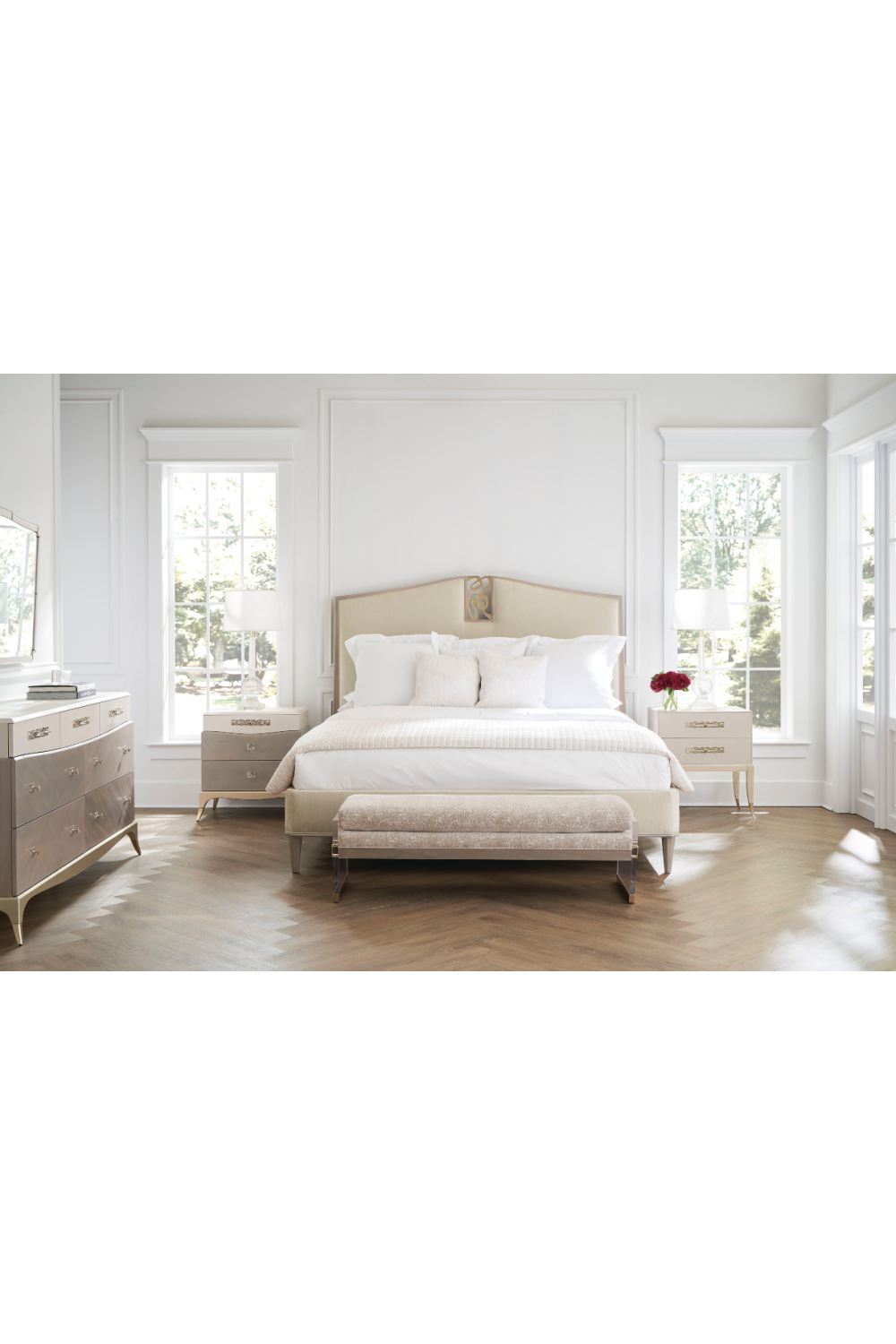 Shagreen Bedside Table | Caracole Acapella | Oroa.com