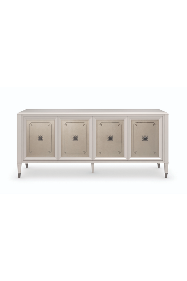 Mirrored Panel Sideboard | Caracole Lattice Serve You | Oroa.com