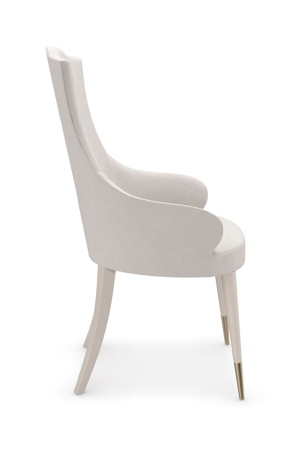 Camel-Back White Dining Chair | Caracole Cherub | Oroa.com