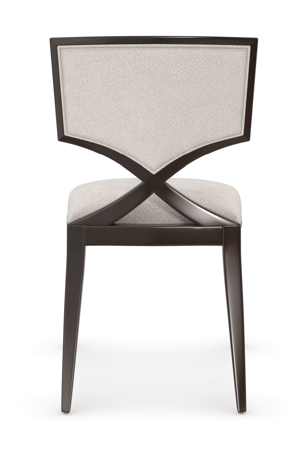 Ivory Chenille Dining Chairs (2) | Caracole First Chair | Oroa.com