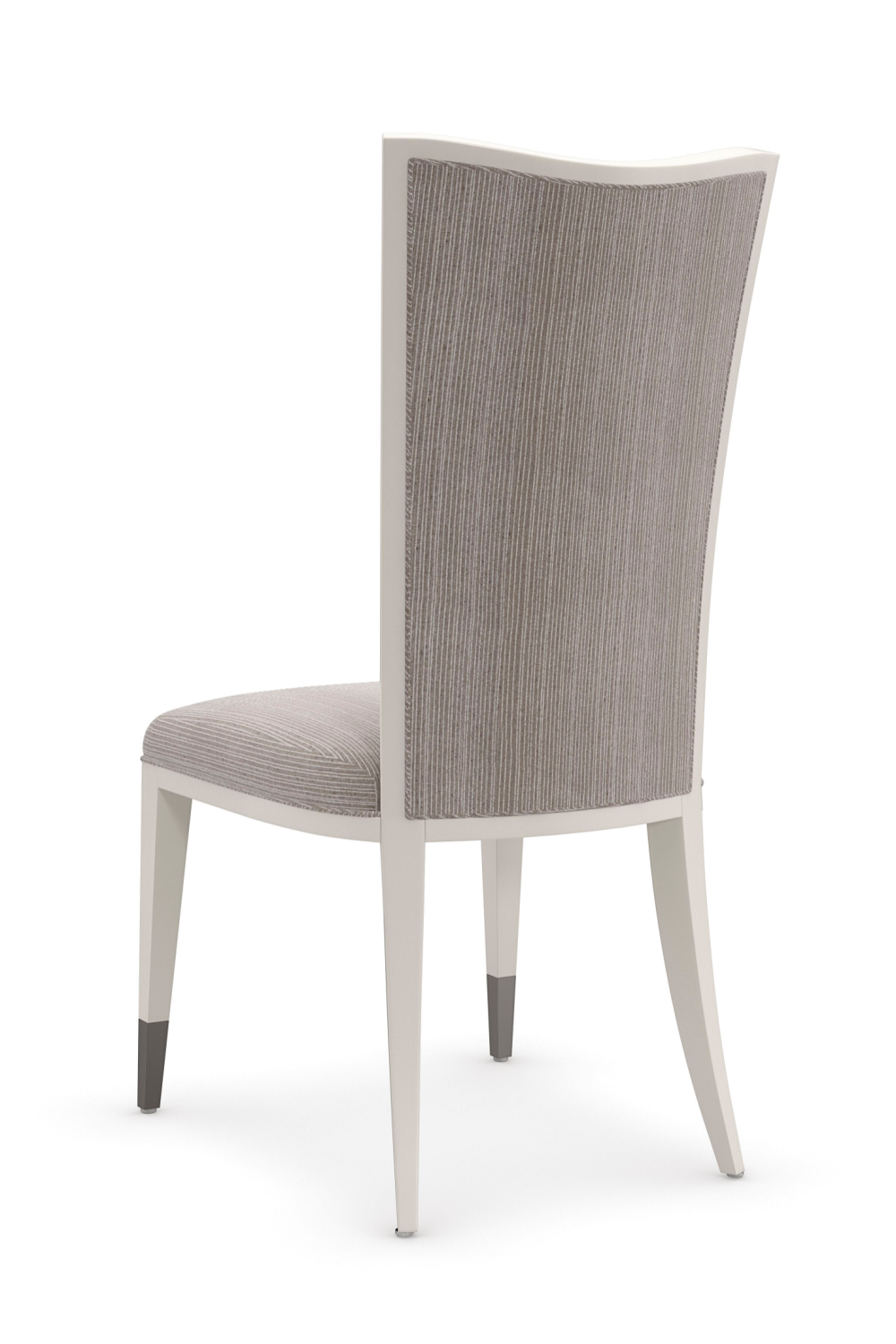 Pinstripe Weave Side Chair | Caracole Lady Grey | Oroa.com