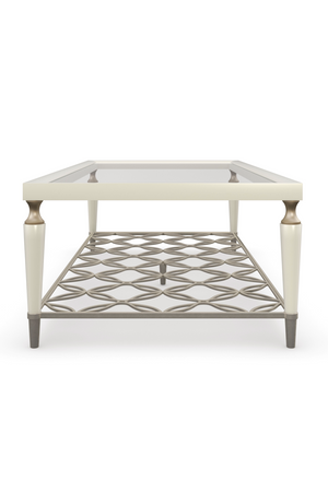 Glass Top Modern Cocktail Table | Caracole Easily Charming | oroa.com