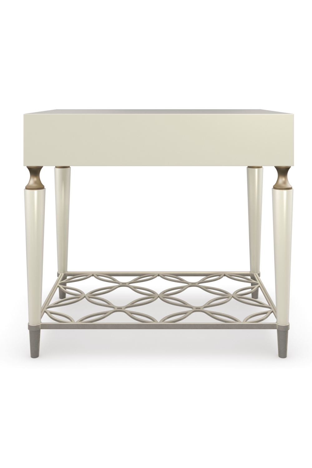 Latticed Wooden End Table | Caracole Charming To The End | Oroa.com