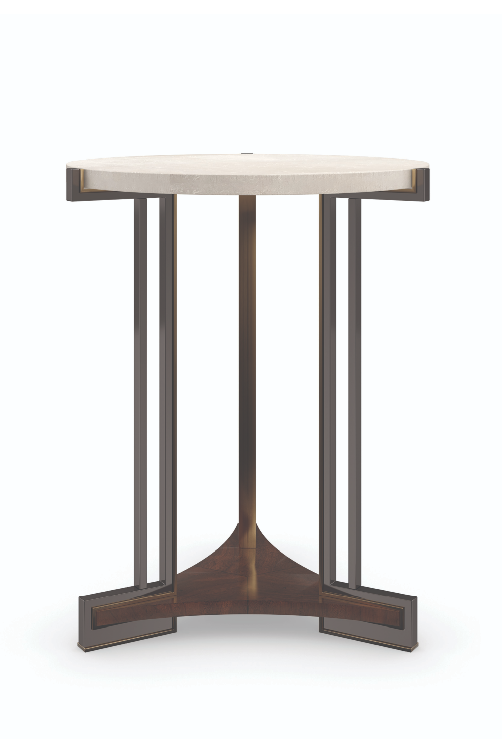 Silver Leaf Top Side Table | Caracole Key Element | Oroa.com