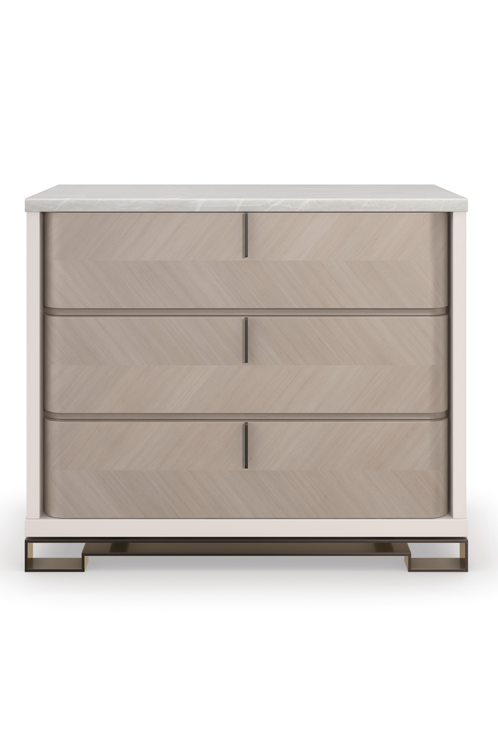 Chevron Patterned Chest | Caracole Subtle Gesture | Oroa.com