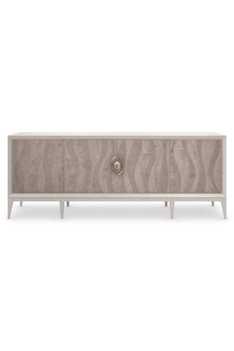 Patterned Cream Modern Sideboard | Caracole Now Streaming | Oroa.com